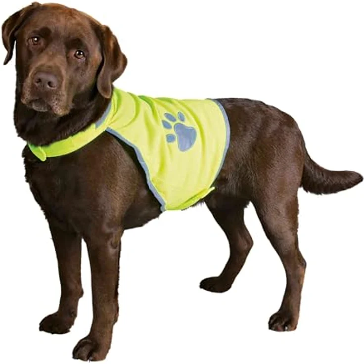 Trixie Sicherheitsweste für Hunde neongelb XL: 72–95 cm – Bild 3