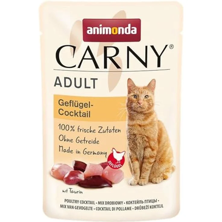 animonda Carny Adult Geflügel-Cocktail, Katzen-Nassfutter aus frischen Rohstoffen, 24x85g – Bild 2