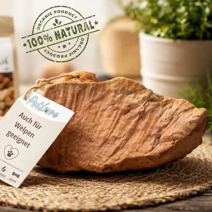 PetLove Kauwurzel für Hunde aus Baumheide, hypoallergenes Kauspielzeug, L (450-699g) ohne Zusätze und Chemie, für große Hunde – Bild 2