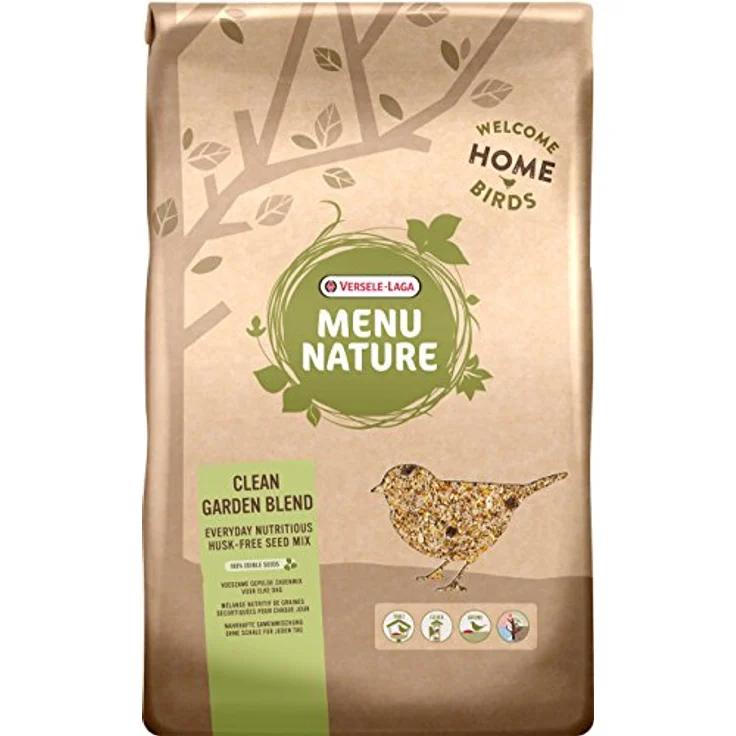 Versele-Laga Menu Nature Clean Garden Mischung, 10 kg, nahrhaftes Wildvogelfutter ohne Schalen für ganzjährige Fütterung – Bild 2