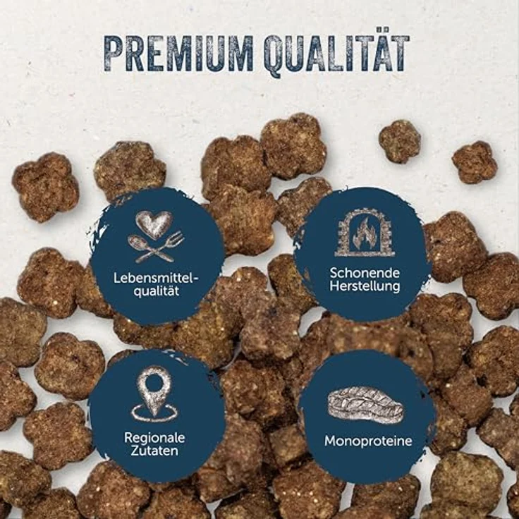 Lakefields Classic Hundefutter trocken, 60% Huhn, 2,5kg, getreidefreies Futter in Lebensmittelqualität mit Fenchel, Karotten & Kartoffeln, schonend gebacken – Bild 2