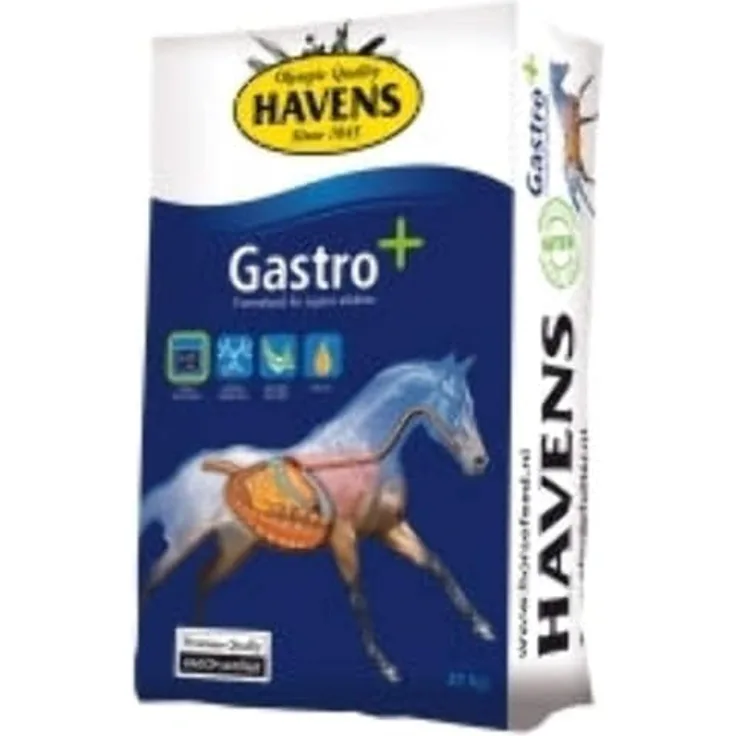 Havens Gastro+, 20 kg Pferdefutter, 7mm Pellets, reich an Vitaminen und Mineralien, unterstützt gesunden pH-Wert