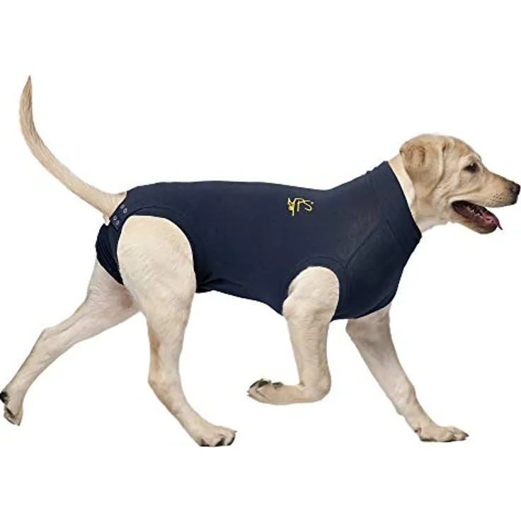MPS Medical Pet Shirt, Blau, Ganzkörper-Wundschutz für mittelgroße+ Hunde, atmungsaktiv und maschinenwaschbar