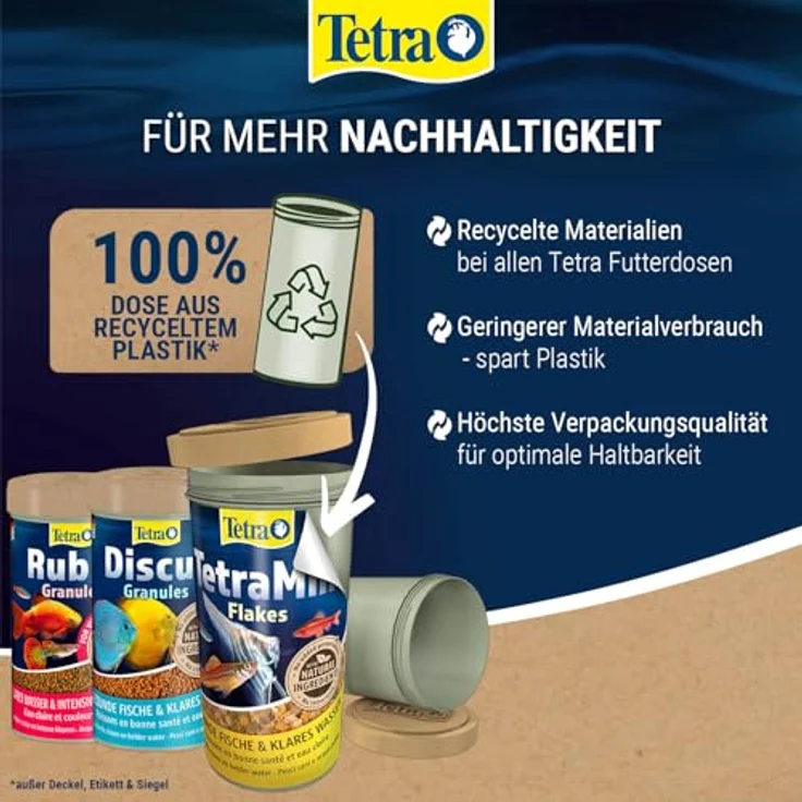 Tetra Goldfish Flakes 1 l, Flockenmischung für Kaltwasserzierfische, mit BioActive Formel und Clean & Clear Water Technologie – Bild 6