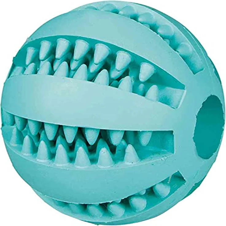Trixie Denta Fun Baseball Mintfresh Naturgummi ø 5 cm – Bild 2
