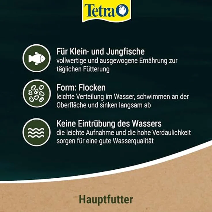 Tetra Pond Flakes 4 l, biologisch ausgewogenes Fischfutter für Teichfische, fördert Wachstum und Wasserqualität – Bild 4