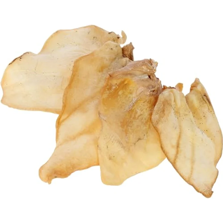 Kerbl Pet Rinderohren, Hundesnack, 20er Beutel, 380g, fettarm, geruchsarm, Naturkauartikel für alle Hunderassen – Bild 1