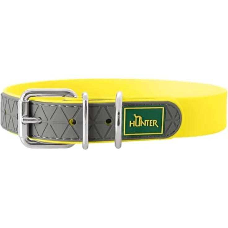 Hunter Hunde-Halsband Convenience neon-gelb S – Bild 2