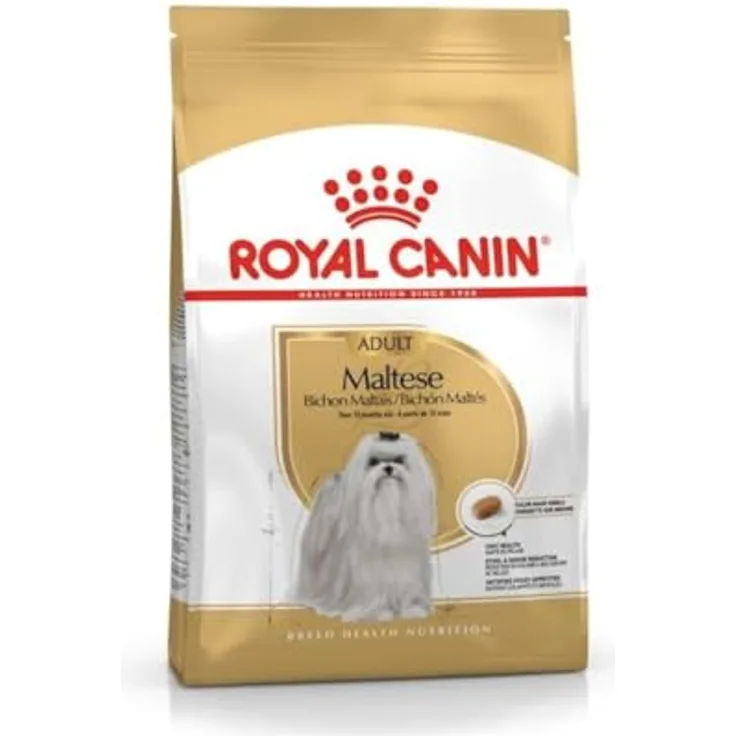 Royal Canin Maltese Adult, Trockenfutter für Malteser ab 10 Monaten, Unterstützung von Fell und Verdauung, 500 g