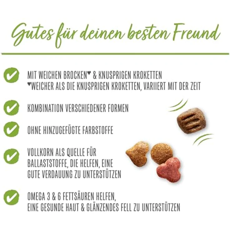 Beneful Wohlfühlgewicht Hundefutter trocken, mit Huhn und Gartengemüse, fettarm mit 20% weniger Fett, 1 x 12kg – Bild 2