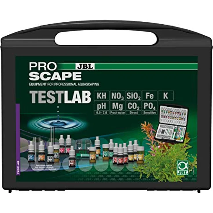 JBL Wassertest-Koffer ProAquaTest Lab ProScape, 9 Tests für Pflanzen-Aquarien, inkl. umfangreichem Zubehör und sicherer Aufbewahrung – Bild 2