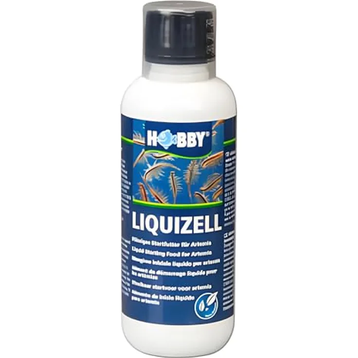 Hobby Liquizell, Flüssiges Startfutter für Nauplien und wirbellose Tiere, 250 ml