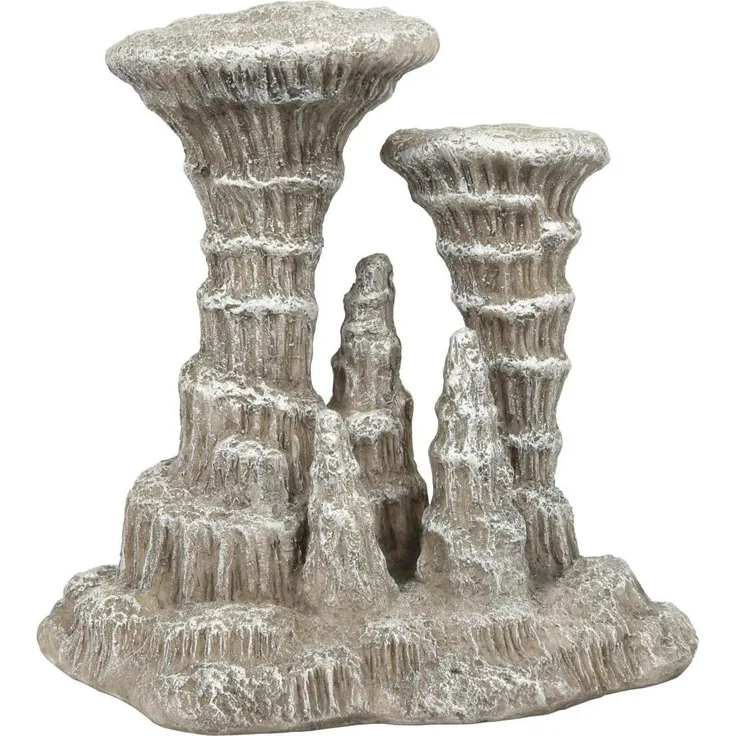 EBI Aqua Della Stalagmite 3, Aquarium Dekoration aus Polyesterharz für Süßwasser- und Meerwasseraquarien
