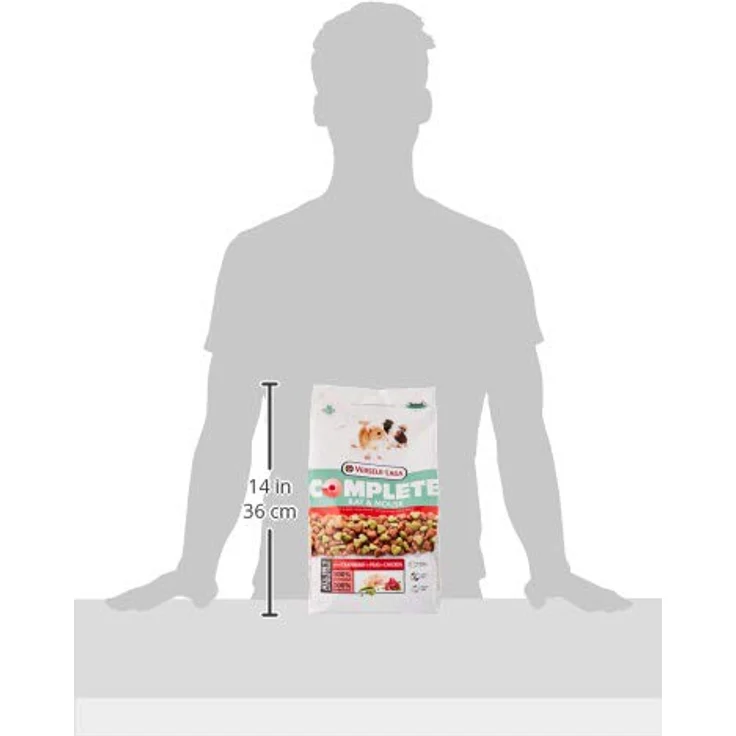 Versele-Laga Complete Rat & Mouse, eiweißreiches extrudiertes Alleinfutter mit Hühnerfleisch, 2kg – Bild 3