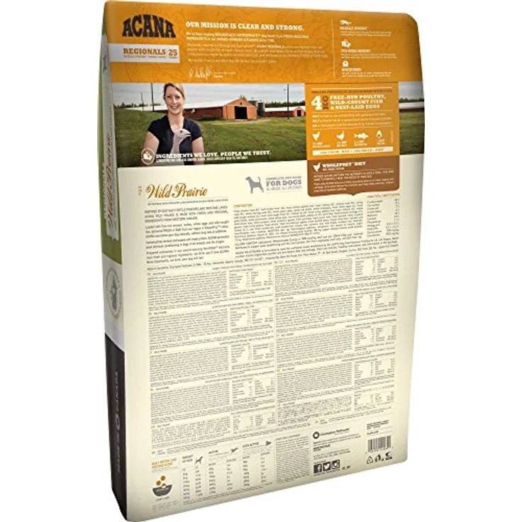 Acana Wild Prairie Dog Regionals, Hunde-Trockenfutter mit frischesten Zutaten, 6 kg – Bild 2