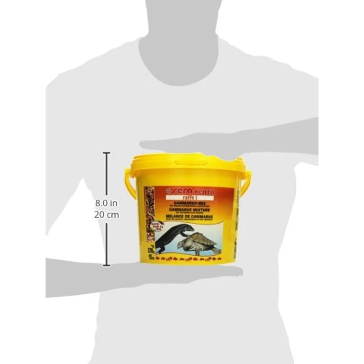 sera Raffy I, Fischfutter mit Gammarus, Anchovies und Shrimps, 3000 ml – Bild 2