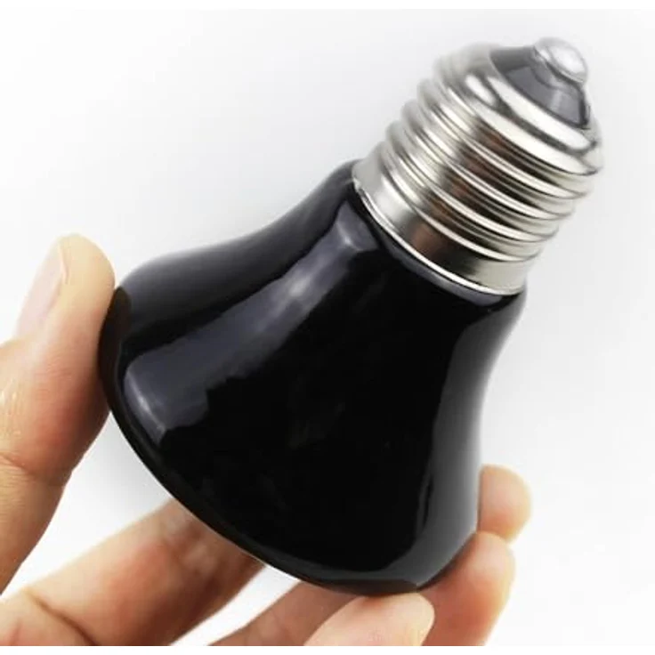 ReptiZoo Keramik-Infrarot-Wärmestrahler 25 Watt, schwarze Wärmequelle für Terrarien und Tiergehege – Bild 4
