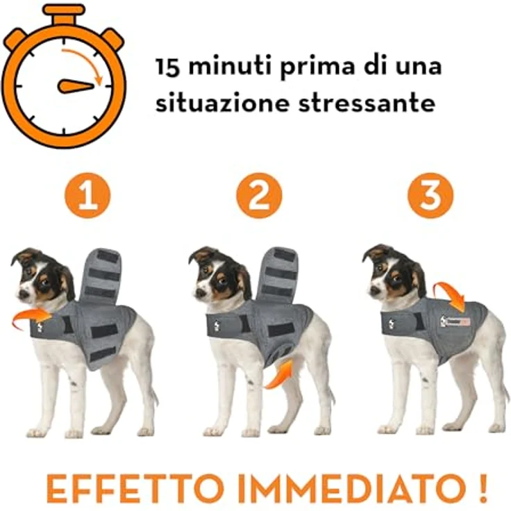 Adaptil Hunde-Halsband ThunderShirt ® - Beruhigungsweste für gestresste Hunde, effektiv in über 80% aller Fälle – Bild 6