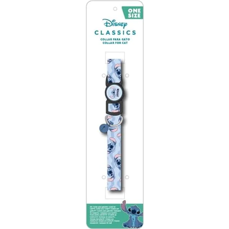 CERDÁ LIFE'S LITTLE MOMENTS Stitch Tu:T.Unica Katzenhalsband, hochwertiges Design für Katzen, schwarz – Bild 2