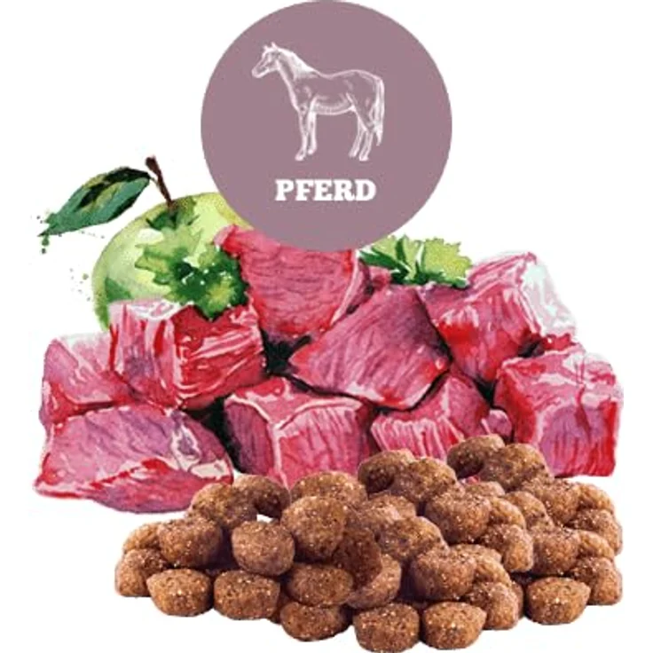 The Goodstuff Minis Adult Pferd, Hunde-Trockenfutter 1kg mit hohem Fleischanteil und reich an Vitaminen – Bild 5