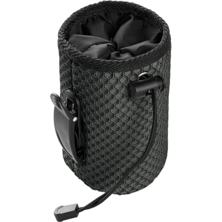 HUNTER Hilo Basic Snackbeutel, anthrazit, kompakt mit 3-D Mesh-Material und Gürtelclip, Größe one-Size – Bild 2