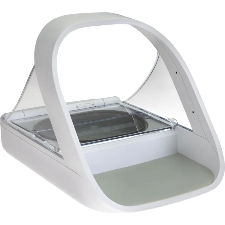 SureFeed Mikrochip Futterautomat, futterkontrollierender Futterautomat für Katzen und kleine Hunde, 400 ml, silber oder grün