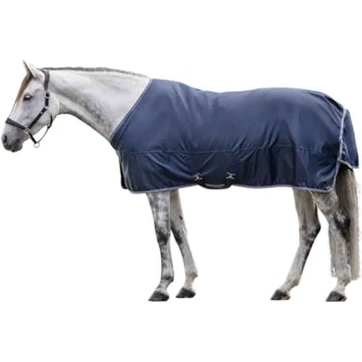 WALDHAUSEN Economic Regendecke, wasserdicht aus 420-Denier-Polyester, atmungsaktiv, Nachtblau, 135 cm