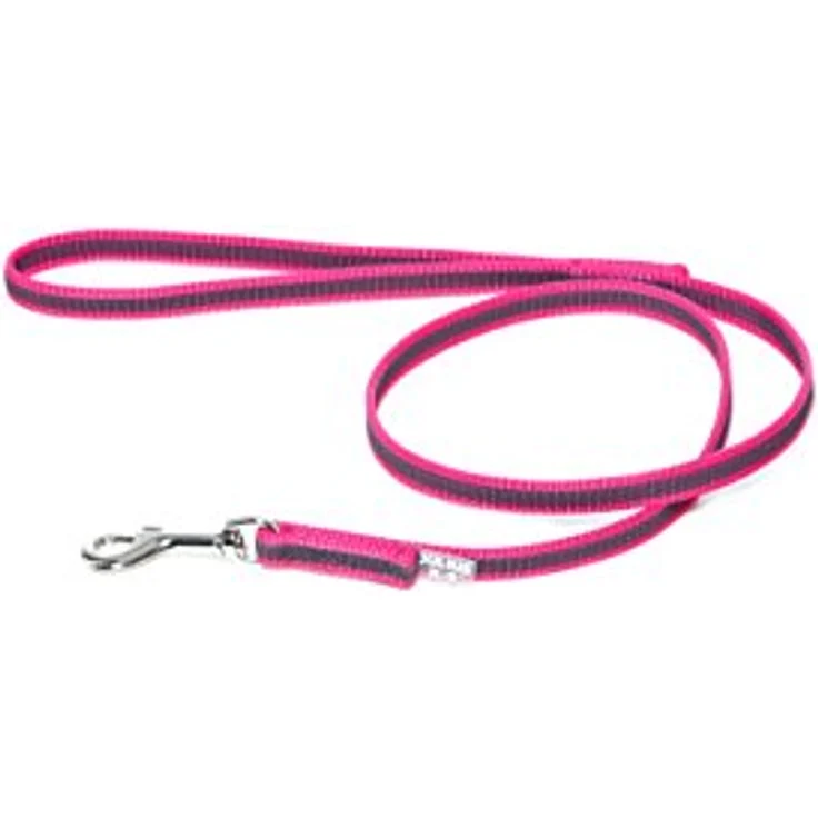JULIUS K-9 IDC Color & Gray gumierte Leine, 14 mm x 1 m mit Schlaufe, stark und widerstandsfähig, Pink-Grau – Bild 2