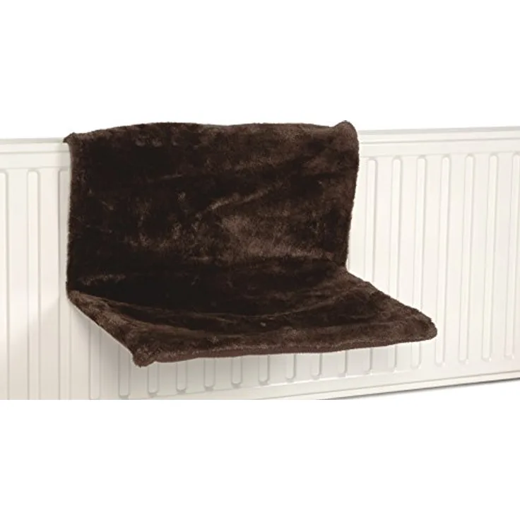 Beeztees 405291 Sleppy Heizungshängematte für Katzen, 46 x 31 cm, braun