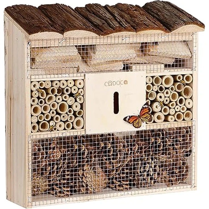 Insektenhotel Bug's Inn aus Holz Insektenhaus Bienenhotel Haus Nistkasten Brutkasten Imker Insekten – Bild 2
