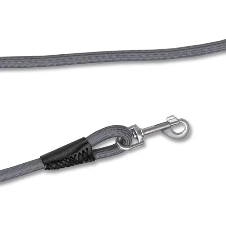 Curli Vario Comfort Leash, stufenlos verstellbare Hundeleine mit Shock-Absorbing Nylonseil, 2m, Größe S, Dark-Grey – Bild 2