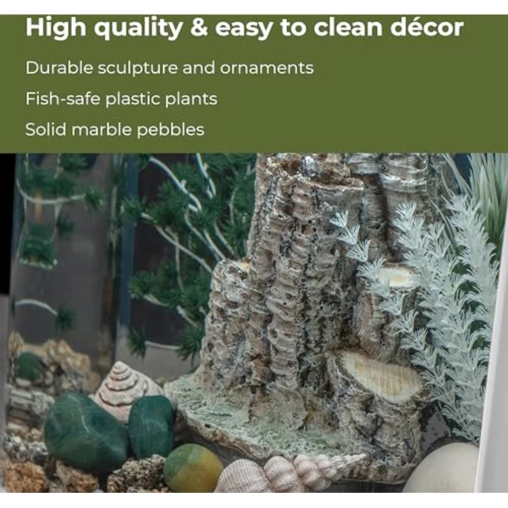 Oase biOrb 86372 Decor Set Forest Rhythm, Aquarium-Dekoration mit Skulptur von Samuel Baker, Felsen-Design – Bild 4