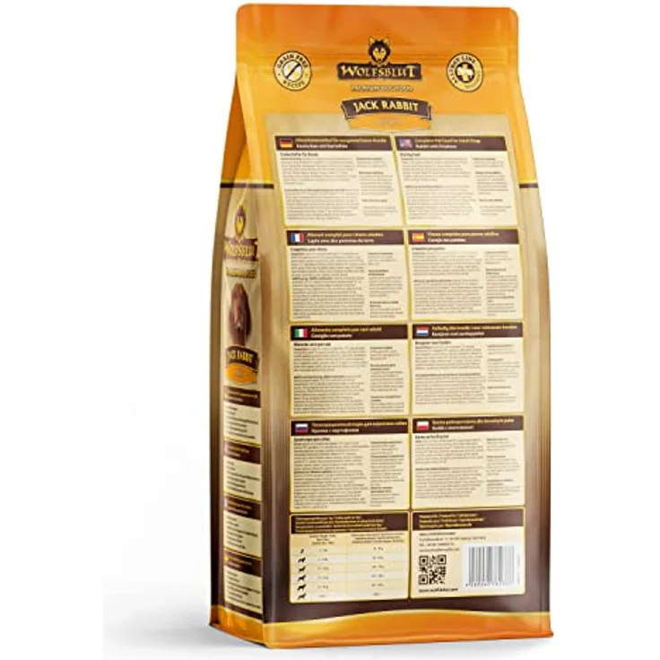 Wolfsblut Jack Rabbit, 2 kg Trockenfutter für Hunde mit Kaninchen, getreidefrei und allergikerfreundlich – Bild 2