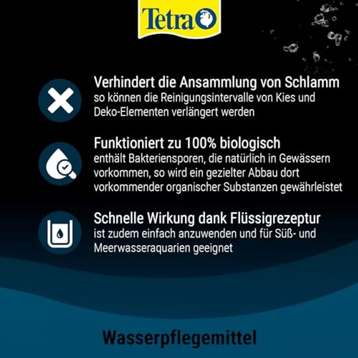 Tetra Biocoryn Wasseraufbereitungsmittel, biologischer Abbau von Schadstoffen, 100 ml – Bild 4