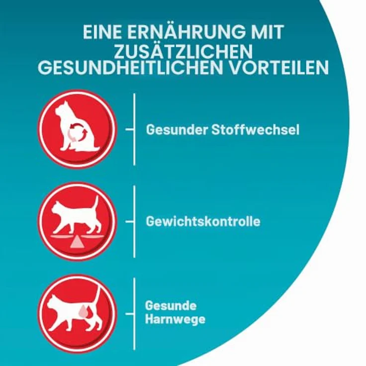 PURINA ONE Bifensis Sterilcat, Trockenfutter für sterilisierten Katzen mit Rindfleisch und Weizen, 9,75 kg – Bild 4