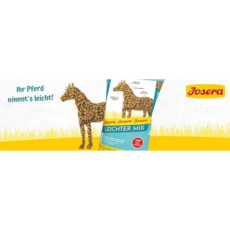 Josera Leichter Mix, haferfreies Apfelmüsli für Pferde in leichter Arbeit, 20 kg, proteinreduziert und vollwertig mineralisiert – Bild 7