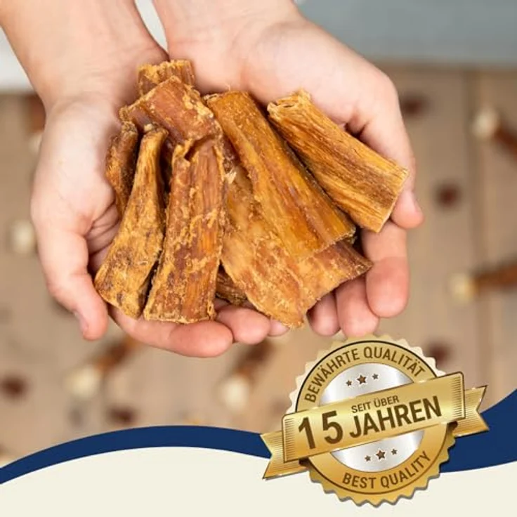 Lyra Pet® Rindernackensehnen klein, 5 kg Kausnack für Hunde, naturbelassen, proteinreich, zahnpflegend – Bild 4