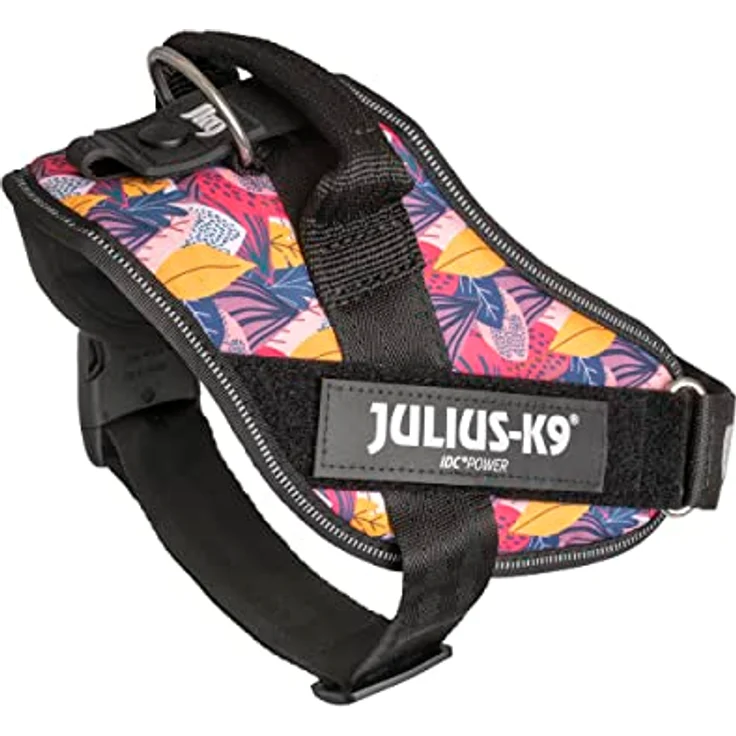 JULIUS K-9 IDC Powergeschirr M, Leaf 2 - Reflektierendes, verstellbares, atmungsaktives Hundegeschirr mit Logo-Feld, Oeko-TEX zertifiziert, für kleine, mittlere & große Hunde – Bild 4
