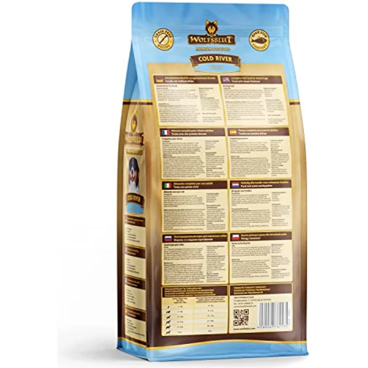 WOLFSBLUT Cold River Forelle mit Süßkartoffel, Hundefutter mit Omega-3-Fettsäuren und Superfoods, 2 kg – Bild 2