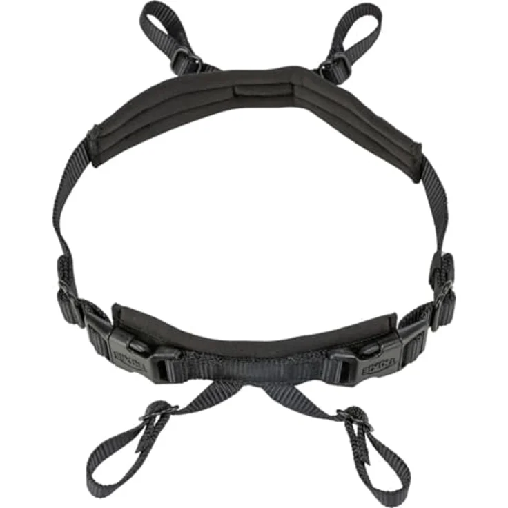 TRIXIE Panik-Adapter Stay für Geschirre, L–XL: 59–92 cm/25 mm, schwarz, mit Neopren-Polsterung und stufenloser Verstellbarkeit – Bild 3
