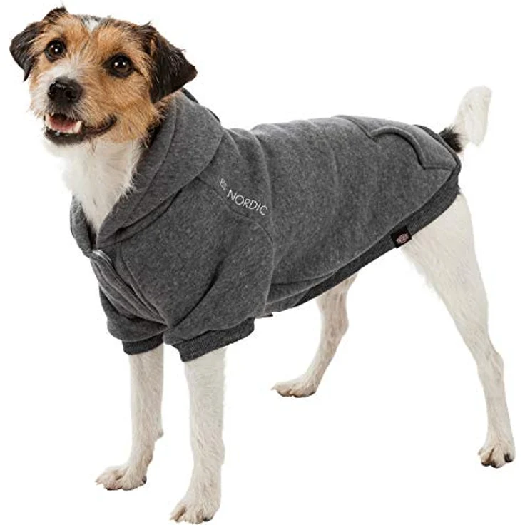 TRIXIE Hundepullover Hundepulli BE NORDIC Hoodie Flensburg, grau – Bild 8