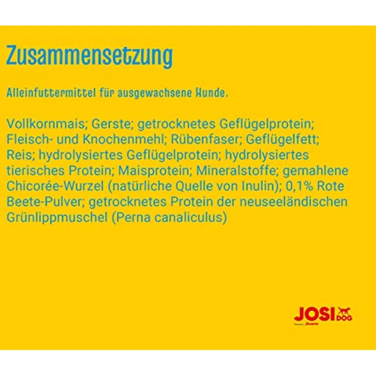 JosiDog Master Mix, Hunde-Trockenfutter, 15 kg, mit bunten Kroketten, ohne Zucker und künstliche Zusatzstoffe, hergestellt in Deutschland – Bild 6