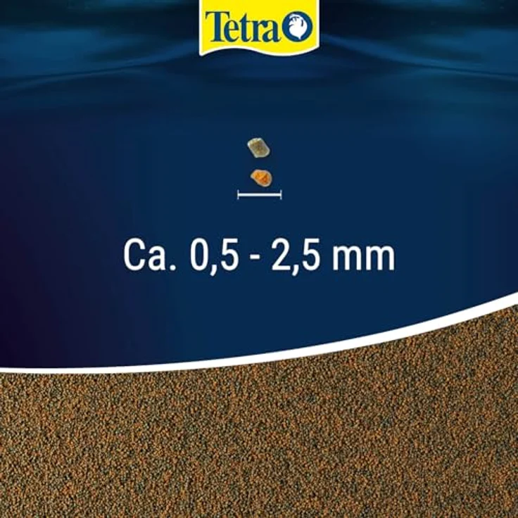 Tetra Cichlid Granules, Hauptfutter Mix mit 2 verschiedenen Granulaten für mittelgroße Cichliden, 500 ml Dose, leicht verdaulich und ohne Farbstoffe – Bild 2