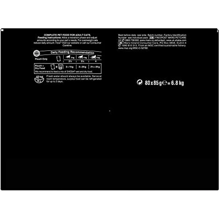 Sheba Multipack Giant-Pack Delikatesse in Gelee, Fisch Variation MSC, 80x85g Portionsbeutel – Bild 8