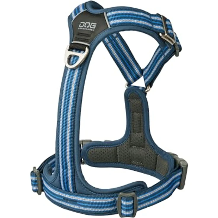 DOG Copenhagen Comfort Walk Air 3.0 Hundegeschirr, Ergonomisches Welpengeschirr mit reflektierendem Besatz, Ocean Blue, XS – Bild 2