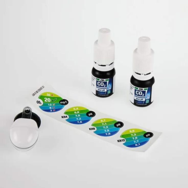 JBL Wassertest-Set ProAquaTest CO2-pH Permanent, 2 Stück für Süßwasser-Aquarien mit pH-Wert Anzeige von 6,4 bis 7,8 – Bild 3