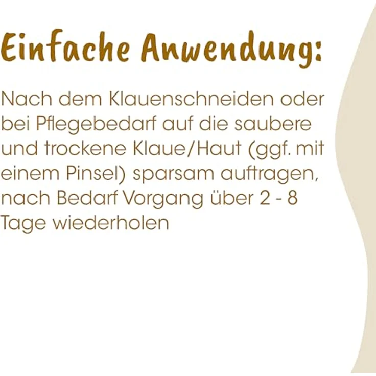 cdVet privet Klauengel 170 g - Pflegemittel für Nutztiere und Pferd - intensive Pflege für belastende Haut - ohne Hemmstoffe - zur Pflege im Zwischenklauenbereich - gegen trockene Haut – Bild 5