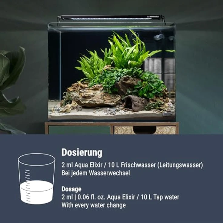 Dennerle Aqua Elixir 500 ml, Wasseraufbereiter für Süßwasser Aquarien - neutralisiert Chlor, bindet Schwermetalle, schützt Fische – Bild 5