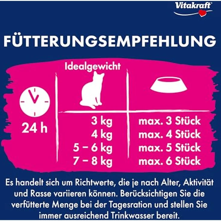 Vitakraft Cat Yums Leberwurst, Sparpaket mit 70% Fleischanteil, 3 x 40 g, ohne Zucker, saftige Konsistenz – Bild 6