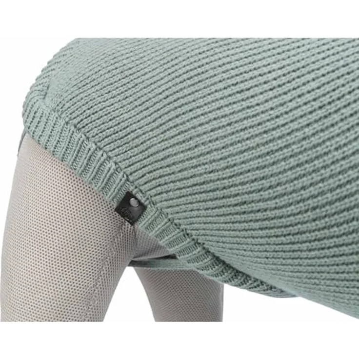 Trixie Citystyle Hundepullover Berlin Sage, warmer Pulli mit Kragen und Beinschlaufen, Größe L, 60 cm, aus Baumwolle/Wolle/Polyamid, waschbar bei 30 Grad – Bild 6